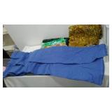 Flannel, Cotton and More Remnant Material in Covered Tote