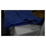 Flannel, Cotton and More Remnant Material in Covered Tote