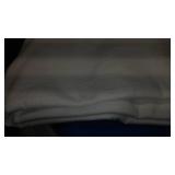 Flannel, Fleece, Rib Knit, Fabric Remnants in Covered Tote.