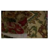 Flannel, Fleece, Rib Knit, Fabric Remnants in Covered Tote.