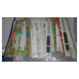 Assorted  5-24 in. Zippers.