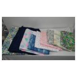 Cotton, Flannel, and Jersey in Covered Tote.