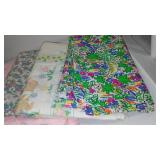 Cotton, Flannel, and Jersey in Covered Tote.