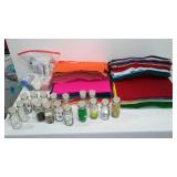 Felt 12 x 10 ½ Puff Paint and Jars