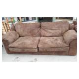 Micro Suede Matching Loveseat and Sofa