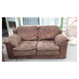Micro Suede Matching Loveseat and Sofa