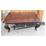 Eclectic Wood Lot, 5-teir Shelf, Adirondack Style chair, Accent table and More.