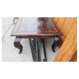 Eclectic Wood Lot, 5-teir Shelf, Adirondack Style chair, Accent table and More.