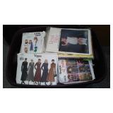 Dozens of Patterns in Covered Tote.