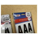 2-Inch Letters and Number Stickers