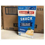 Popcorn and Tuna Salad / Crackers