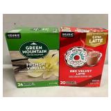 French Vanilla and Red Velvet K-Cups