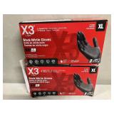 XL Black Nitrile Gloves