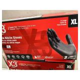 XL Black Nitrile Gloves