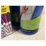 Dry Erase Markers and Board Cleaner