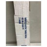 White Plastic Table Roll