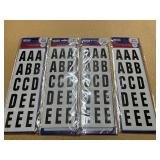 2-Inch Letters and Number Stickers