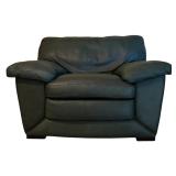 Oversized Italian Made Pine Green Chair