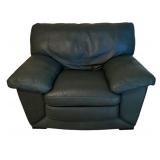 Oversized Italian Made Pine Green Chair