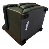 Oversized Italian Made Pine Green Chair