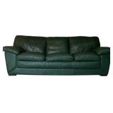 Beautiful Alpine Green Sofa, Made in Italy