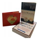 Various of Books including Good News Bible to Takedown