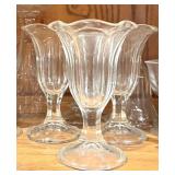 Lot of Clear Glasses / Parfait, Wine and More