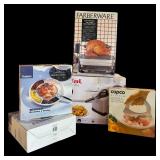 Kitchenware / Fondu Plates, Chopping Bowl, Smokeless Indoor Grill and Air Frier