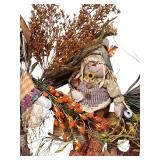 Fall Decor Including Scarecrow, Faux Berries, Hat and More