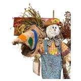 Fall Decor Including Scarecrow, Faux Berries, Hat and More