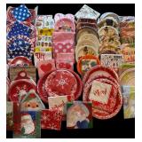 Large Lot of Every Occasions Party Supplies including, Christmas. Easter, Fall, Spring and More
