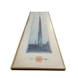 Framed Print "The Illinois" by Frank Lloyd Wright