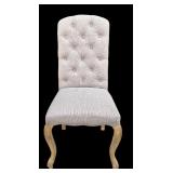 Lovely Detailed Gray Accent Chair