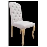 Lovely Detailed Gray Accent Chair