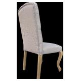 Lovely Detailed Gray Accent Chair