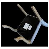 Lovely Detailed Gray Accent Chair