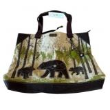 New Chala Handbags with Beautiful Textures with Bears and Trees Design