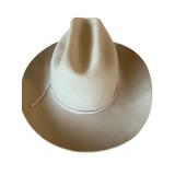 Three Beautiful Black, Cranberry and Cream Hats by Justin Taylor and Dynafelt Cattlemen