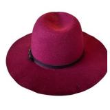 Three Beautiful Black, Cranberry and Cream Hats by Justin Taylor and Dynafelt Cattlemen