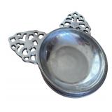 Vintage Pewter by Pewtarex including One Plate and Four Porridge Bowls