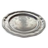 Vintage Pewter by Pewtarex including One Plate and Four Porridge Bowls