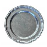 Vintage Pewter by Pewtarex including One Plate and Four Porridge Bowls