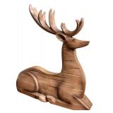 Five Christmas Deer Decorative Figurines
