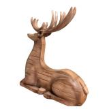 Five Christmas Deer Decorative Figurines