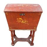 Mid-20th Century English Style Sewing Cabinet