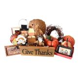 Gobble...Fall Decor Including Pictures, Turkey, Wooden Figurines and More