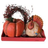 Gobble...Fall Decor Including Pictures, Turkey, Wooden Figurines and More