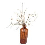 Wooden Floor Wine Rack and Vases and Decor