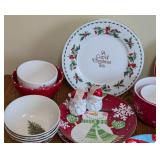Large Variety of Ceramic Christmas Plates