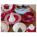 Large Variety of Ceramic Christmas Plates